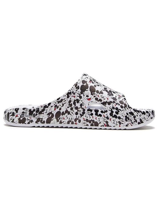 Li-ning White (Wmns) Disney X Casual Fashion Mickey Slippers 'Standard'