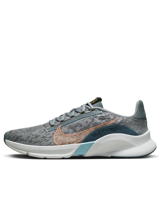 Nike Blue Superrep Go 3 Next Nature Flyknit 'Wolf Arctic' for men