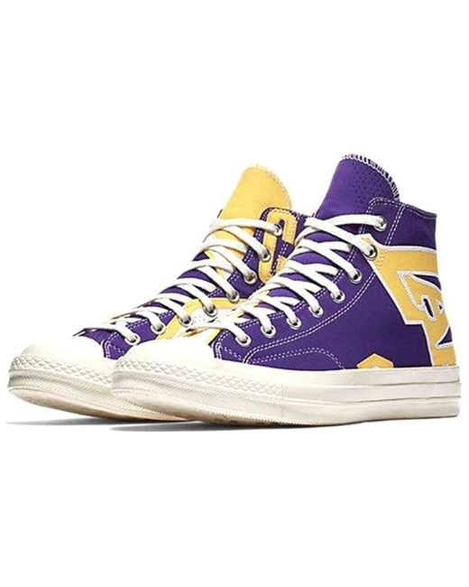 Converse Blue Chuck Taylor All Star High Premium 'Los Angeles Lakers' for men