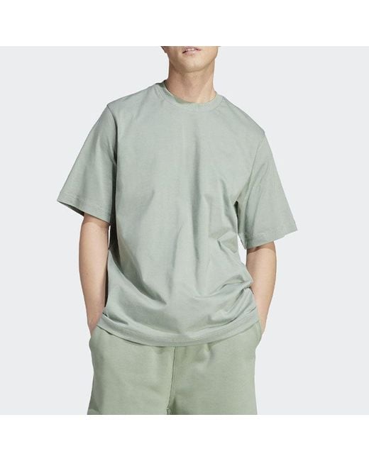 Adidas Green Lounge Tee for men