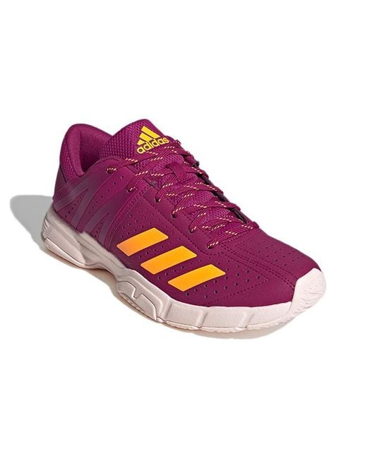 Adidas Purple Wucht P3 Wear-Resistant Non-Slip Badminton Sports Shoe for men