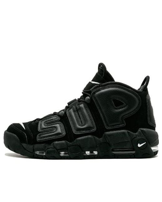 Nike Air More Uptempo "supreme - Suptempo Black" for Men | Lyst