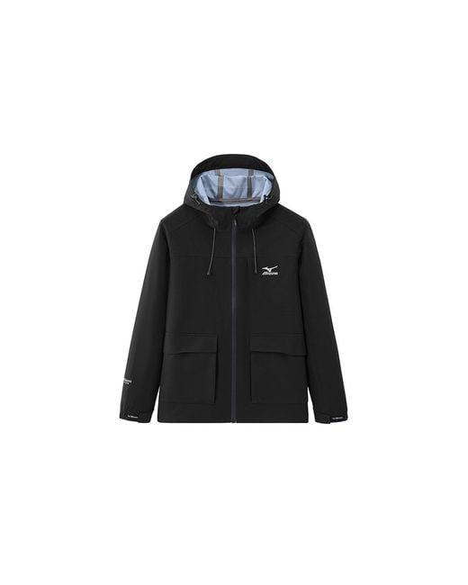 Mizuno Black Outdoor Jacket for men
