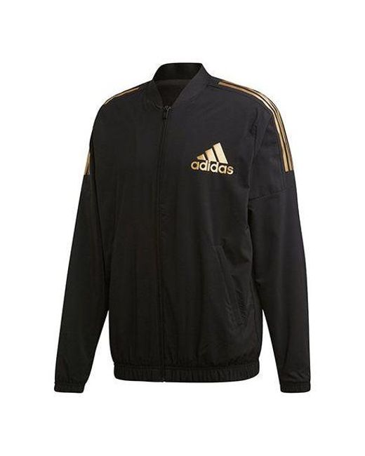 Adidas Black Casual Training Sports Jacket for men