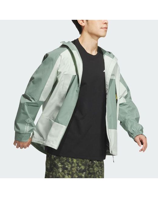 Adidas Green X National Geographic Windstopper Gore-Tex Jacket Asia Sizing for men