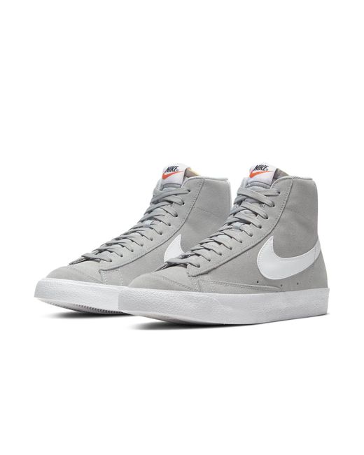 Nike Gray Blazer Mid '77 Suede 'Light Smoke' for men