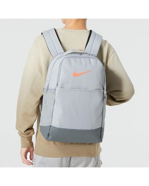 Nike Gray Brasilia 9.5 24L Backpack for men