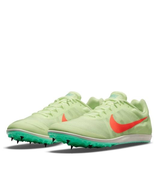 Nike Green Air Zoom Rival D Spikes 'Barely Volt Hyper' for men