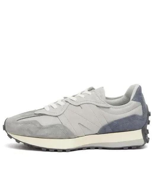 New Balance White 327 Day Rain Cloud' for men