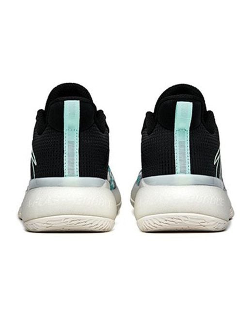 Anta Blue Cement Bubble Basketball Shoes for men