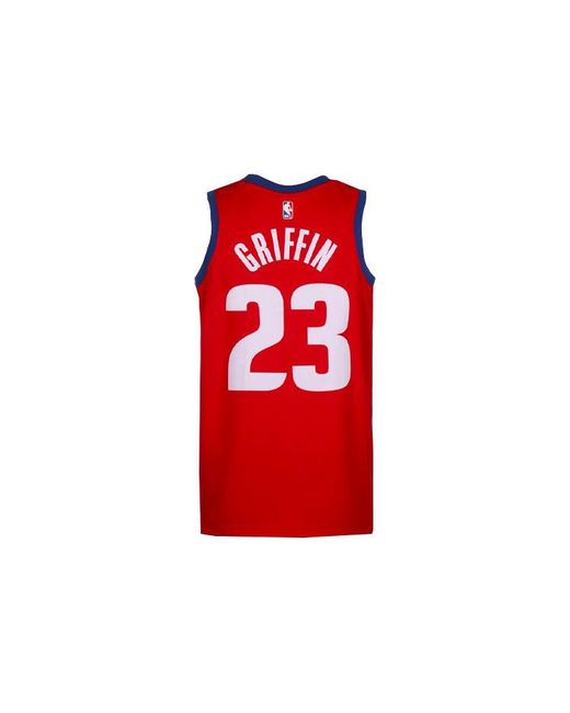 Nike Red Nba City Version 20-21 Season Detroit Pistons 23 Alphabet Printing Basketball Vest for men