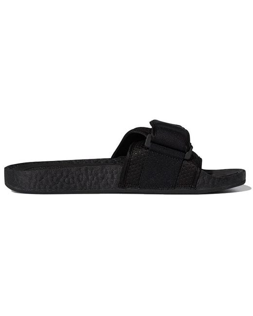 Adidas Black X Pharrell Williams Chancletas Hu Slides for men