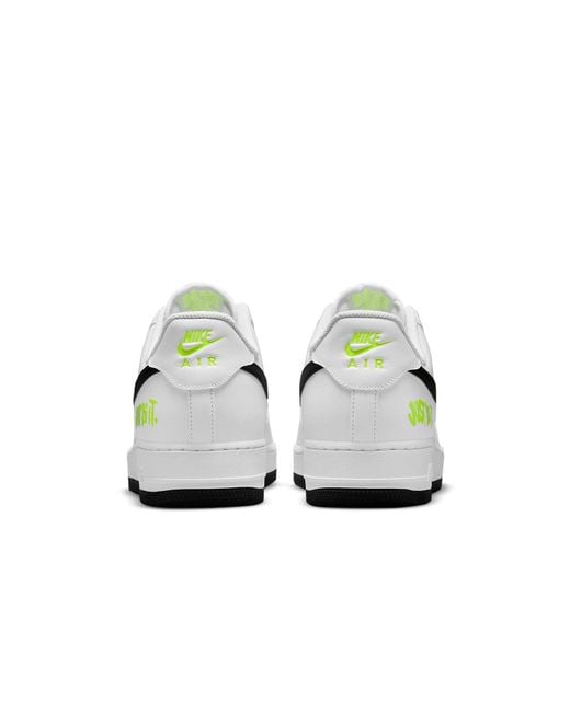 Nike White Air Force 1 Low 'Just Do It for men