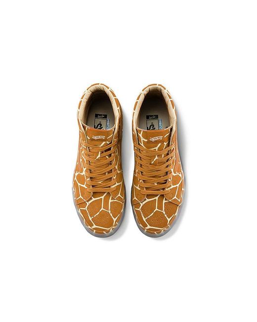 Vans Brown Sk8-Hi Vlt Lx 'Giraffe' for men
