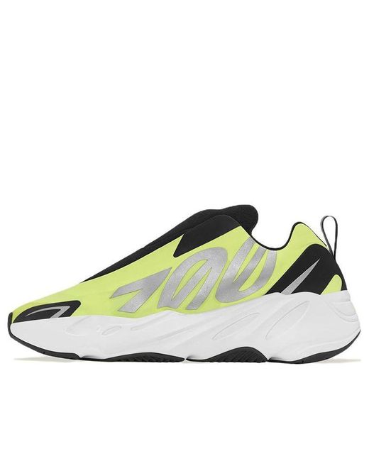 Adidas White Yeezy Boost 700 Mnvn Laceless 'Phosphor' for men