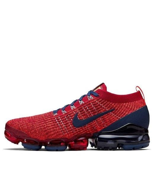 Nike Red Air Vapormax Flyknit 3 'Noble' for men