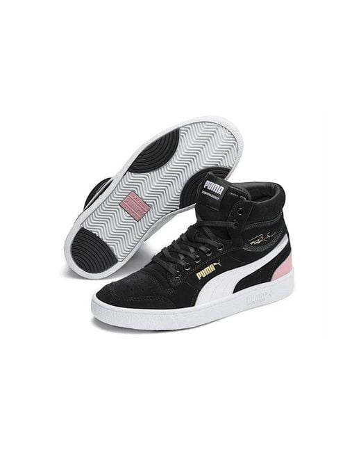 PUMA Black (Wmns) Ralph Sampson Mid Suede Bridal Rose'