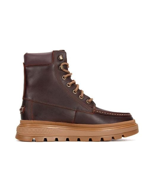 Timberland Brown (Wmns) Ray City Moc Toe Chukka Boots Regenerative Leather'