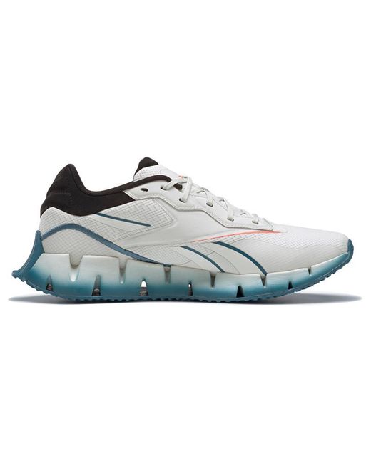 Reebok Gray Zig Dynamica 4 Shoes 'Pure Flare' for men