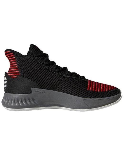 Adidas Black D Rose 9 Scarlet' for men