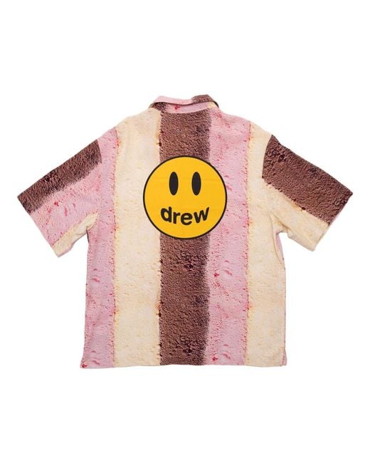 Drew House Pink Camp Shirt 'Neapolitan' for men