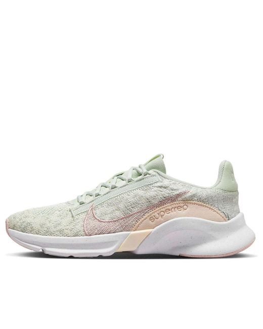 Nike White (Wmns) Superrep Go 3 Flyknit Next Nature 'Pale Ivory Guava Ice'