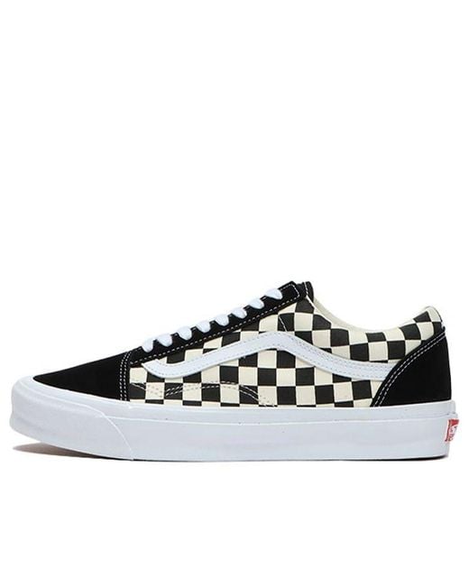 Vans Black Og Old Skool Lx 'Checkerboard for men