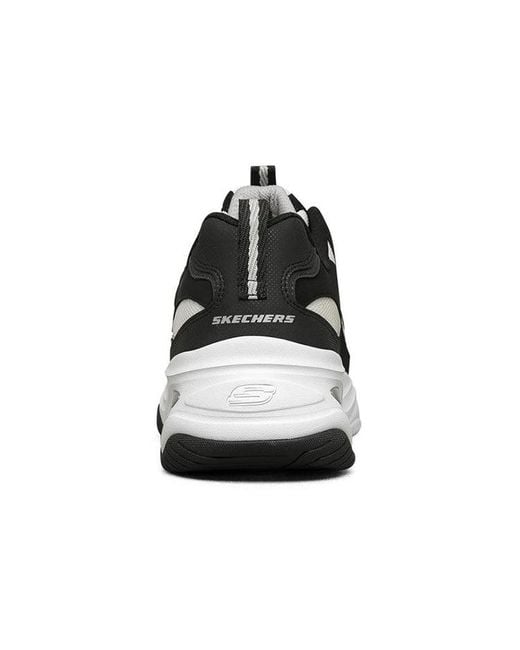 Skechers Black D'Lites 4.0 Low Chunky Shoes for men