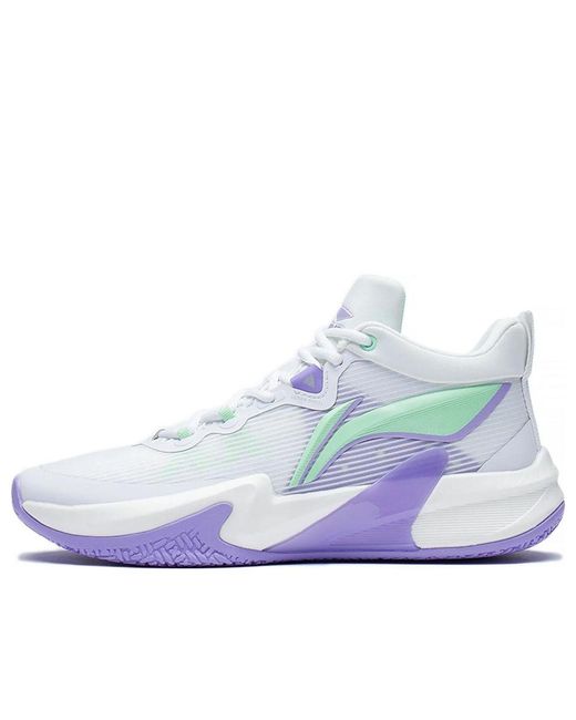 Li-ning White Superlight Speed 1 'Standard Pinkgreen' for men