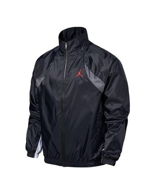 Nike Blue Legacy Aj11 Stand Collar Casual Jacket for men