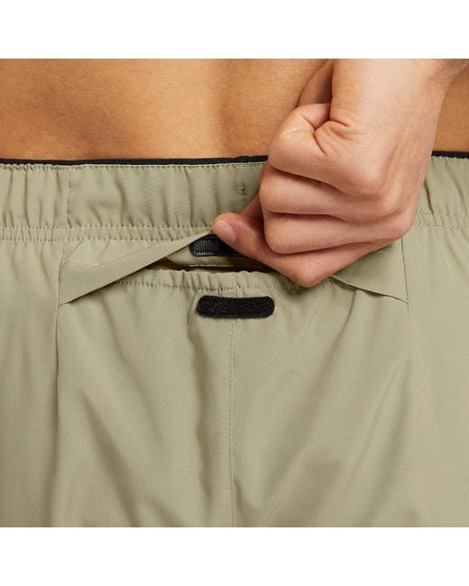 Nike Green Dri-Fit Challenger Running Shorts for men