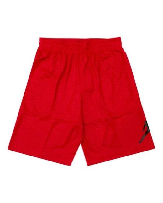 Nike Red Burst Crack Breathable Quick Dry Basketball Sports Shorts for men