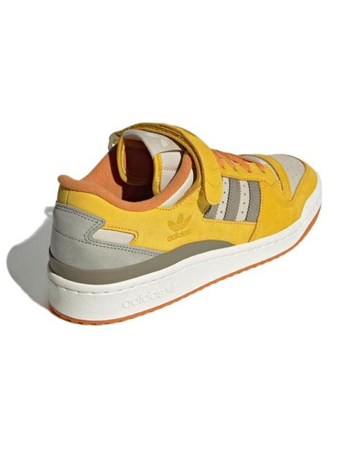 Adidas Yellow Originals Forum 84 Low Fruit Punch Citrus 'Light Dark' for men