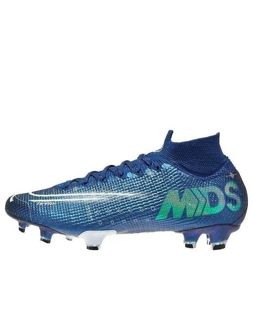 Nike Blue Mercurial Superfly 7 Elite Mds Fg 'Dream Speed' for men