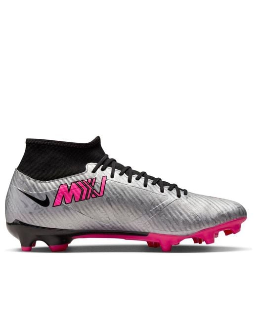 Nike Black Mercurial Superfly 9 Acad 25 Fg/Mg 'Metallic Hyper' for men
