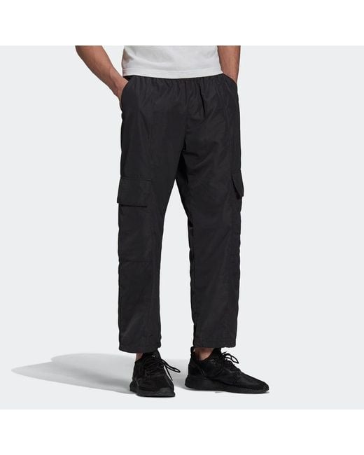 Adidas Gray Adicolor Cargo Pants for men