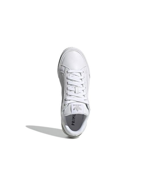 Adidas White (Wmns) Court Tourino 'Triple'
