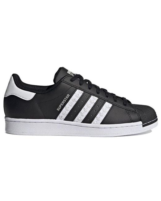 Adidas Black Originals Superstar Logo for men