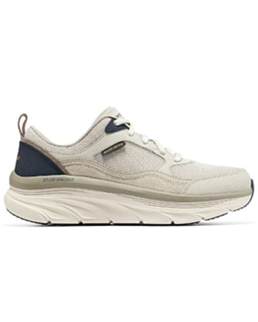 Skechers White D'Lux Walker for men