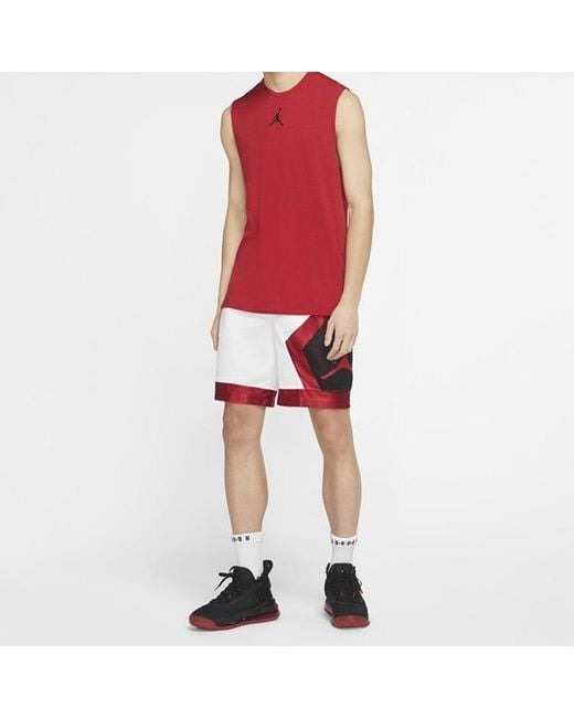 Nike Red Basketball Sleeveless Vest for men