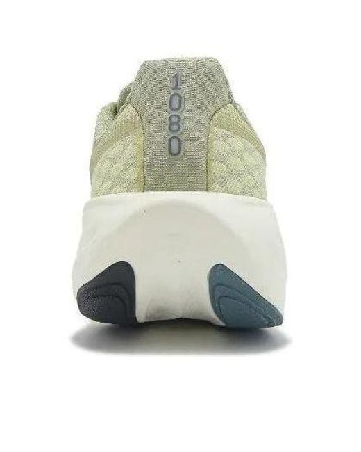 New Balance White Fresh Foam X 1080V14 'Pale Moss New Spruce Linen' for men