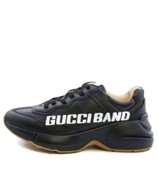 rhyton gucci black