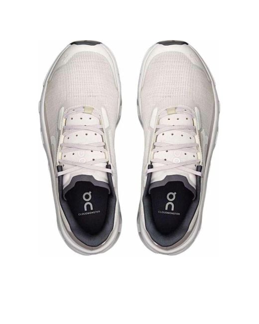 On Shoes White (Wmns) Cloudmonster Void 'Ivory Wolf'