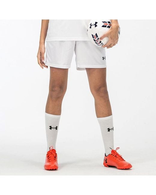 Under Armour White Launch 7 Shorts for men