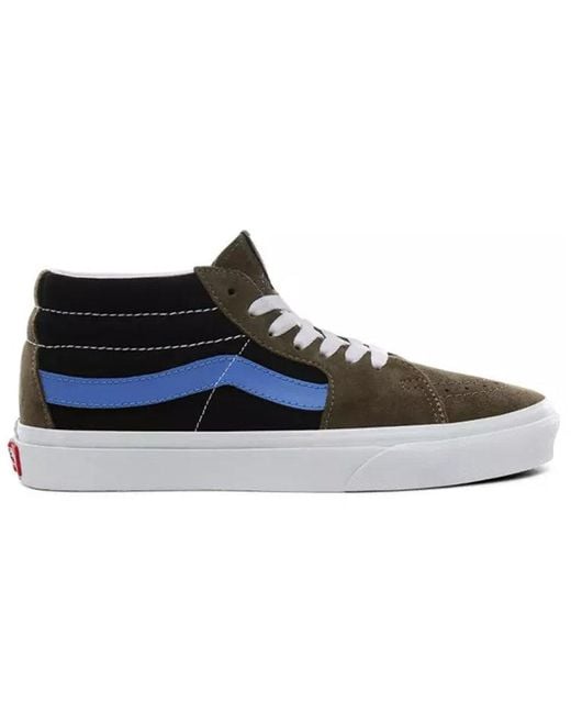 Vans Black Vintage Sport Sk8-Mid 'Beech/Ultramarine' for men