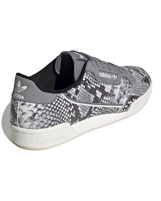 Adidas Gray Continental 80 Snakeskin' for men