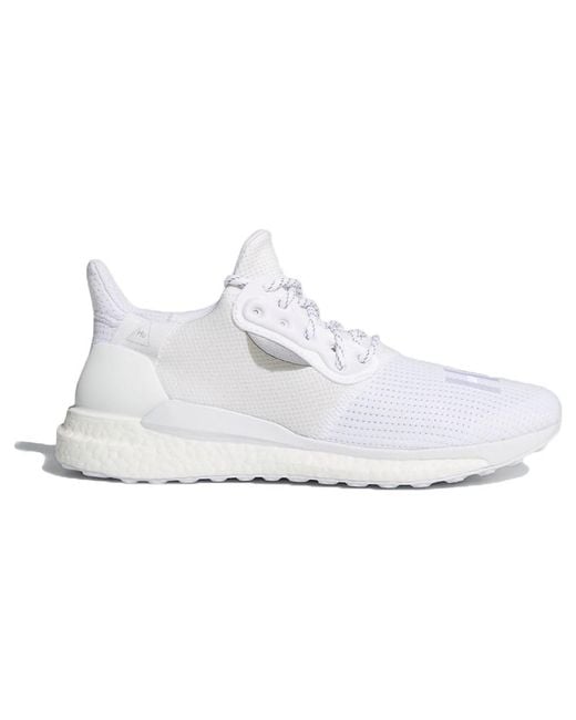 Adidas White X Pharrell Solar Hu Glide Prd 'Cloud' for men