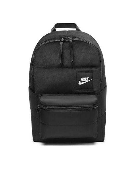 Nike Black Heritage Winterized Backpack for men