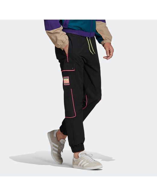 Adidas Black Originals Track Pant Cargo Casual Sports Pants for men