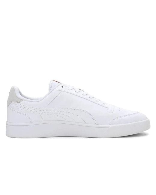 PUMA White Shuffle Sneakers for men